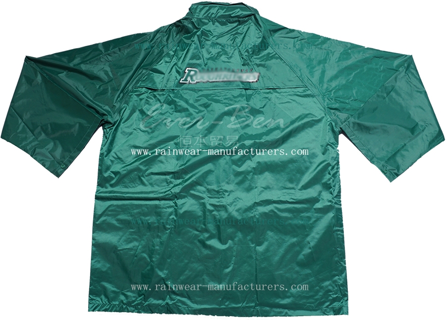 Nylon Green waterproof jacket